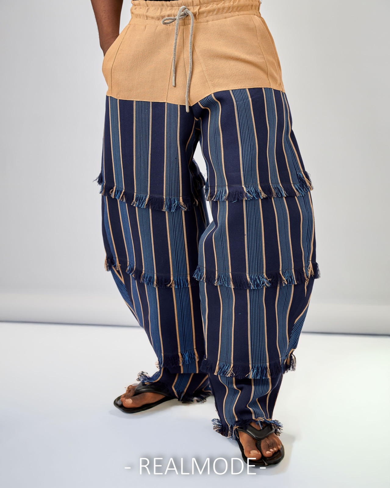 Aso Oke Barrel Pant