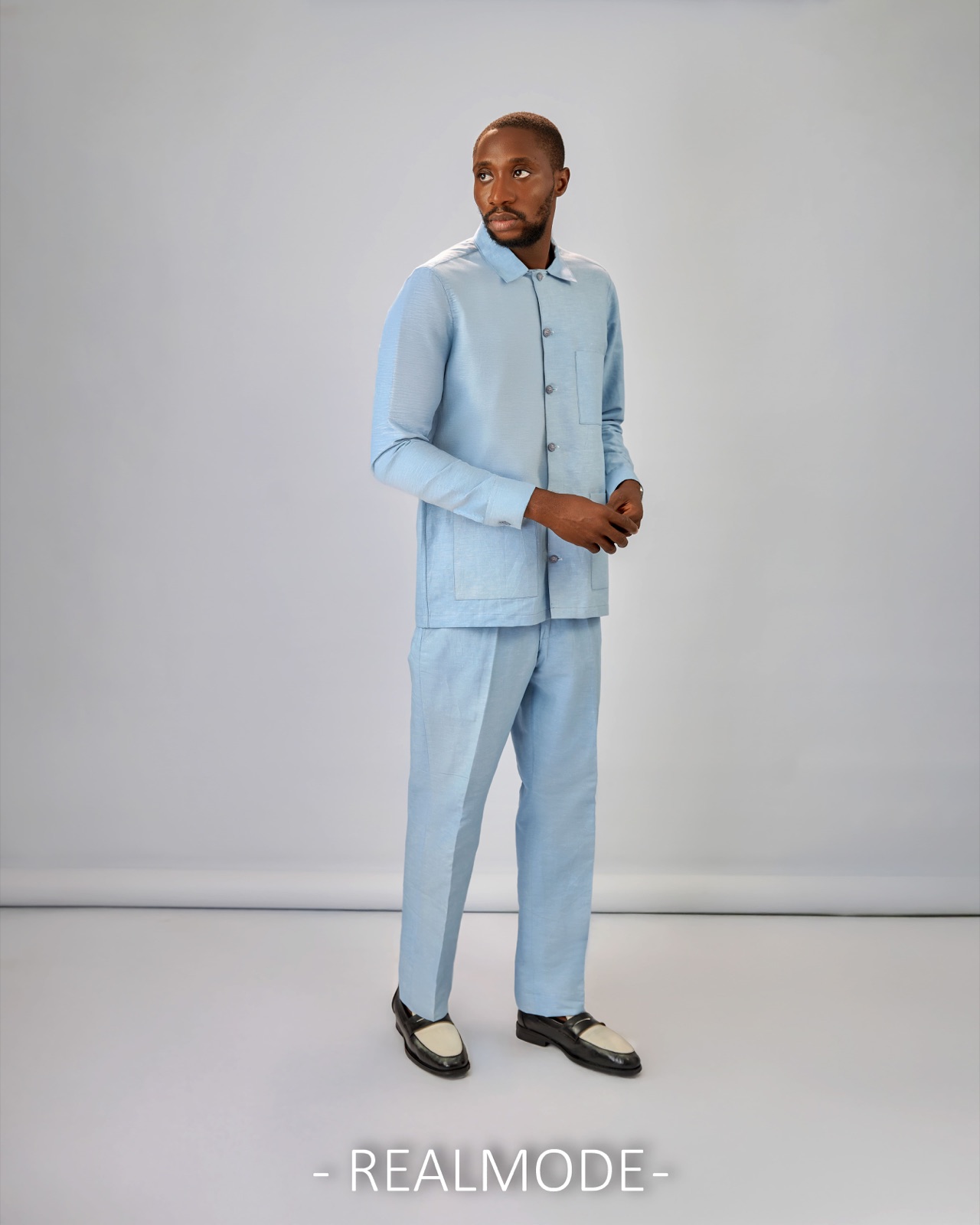Linen Sky Two-Piece — Tailored