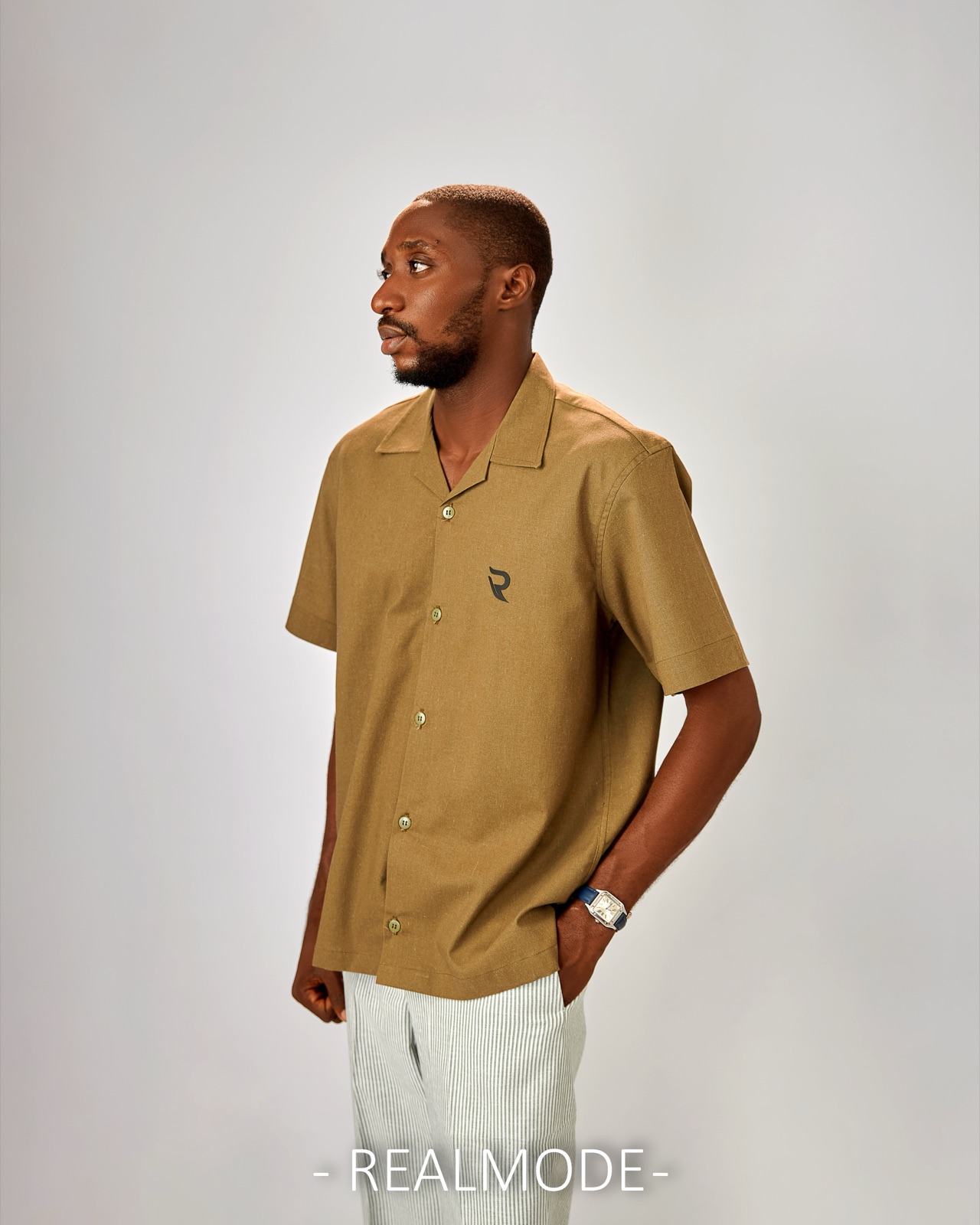 Olive Camp Shirt