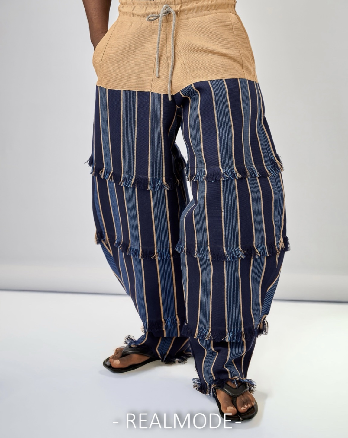 Aso Oke Barrel Pant