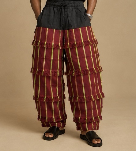 Aso Oke Barrel Pant