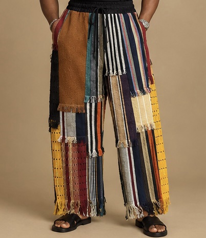 Aso Oke Barrel Pant